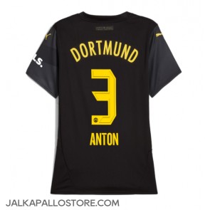 Borussia Dortmund Waldemar Anton #3 Vieraspaita Naisten 2024-25 Lyhythihainen